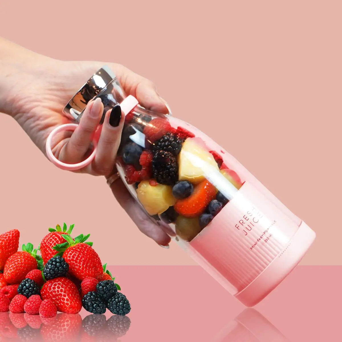 Portable Electric Blender Bottle Milkshake Juicer Wireless USB Charging Mini Fresh Juice Mixer Smoothie Blender Dropshipping